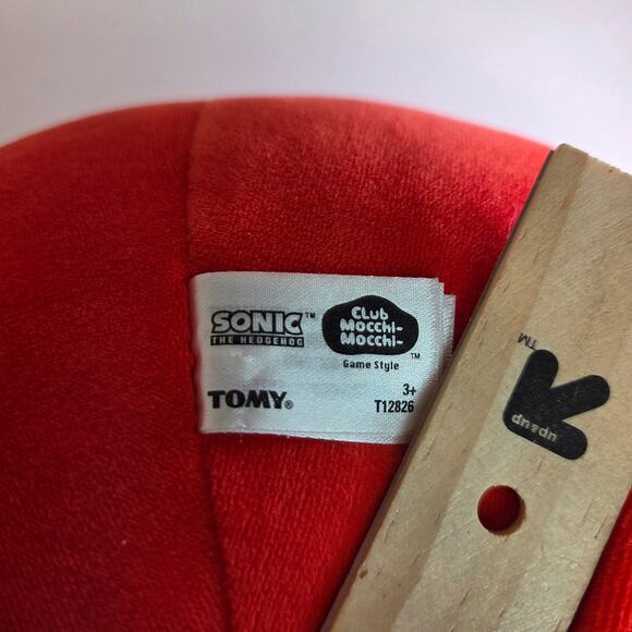 Club Mocchi-Mocchi Sonic Knuckles Plush 12” TOMY 2022 Sega Game Style - Picture 9 of 15